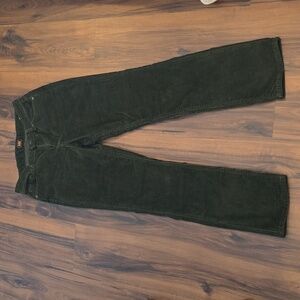 Lee,Hunter Green ,Corduroy pants, Size 6